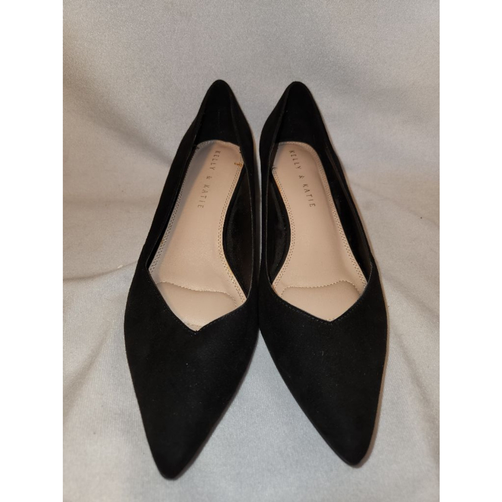 Kelly & Katie | Pump Shoes | Black | Suede | Size 7.5